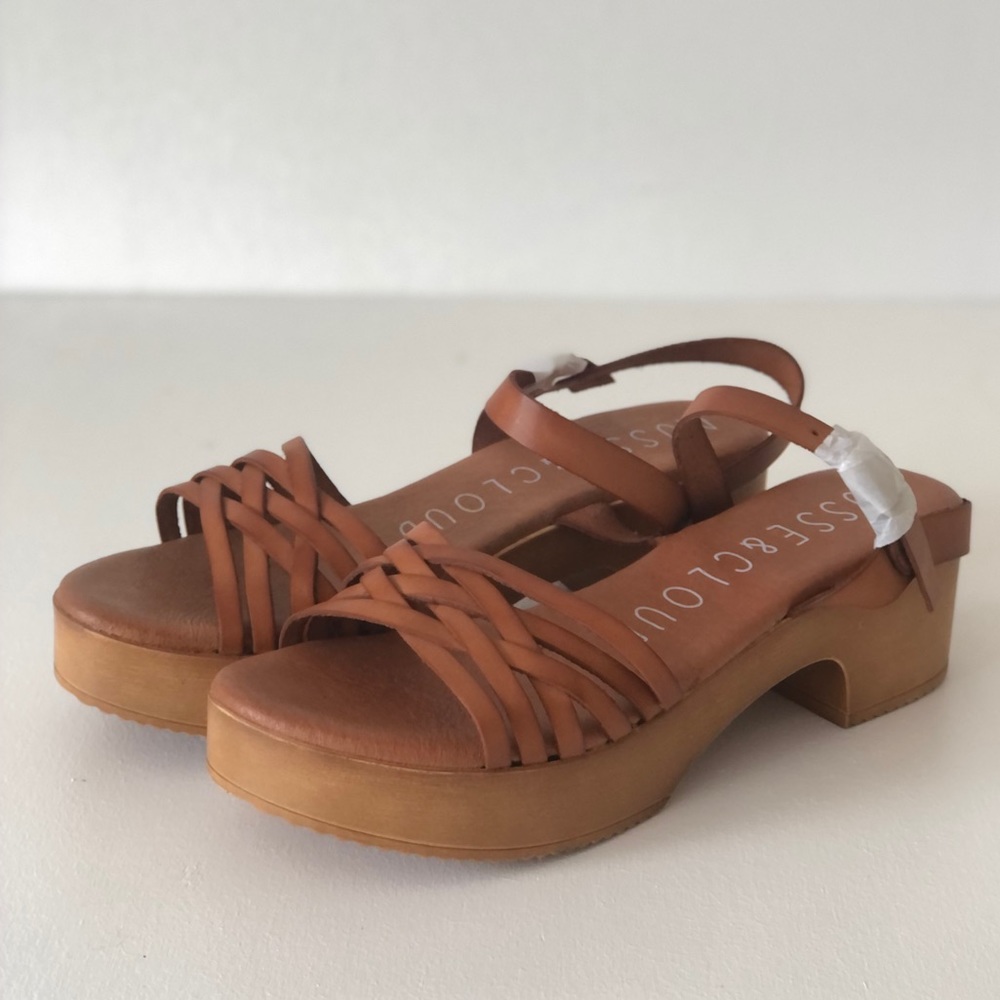 Musse & Cloud Clog Dalila Sandals Camel